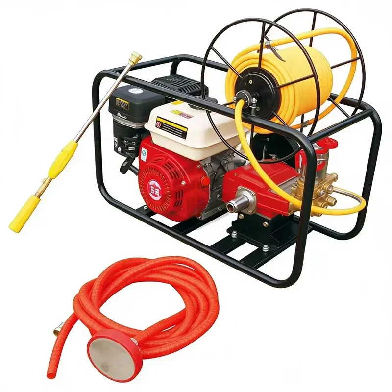Portable High Pressure Sprayer with Reel for Garden Orchard Plant Spraying