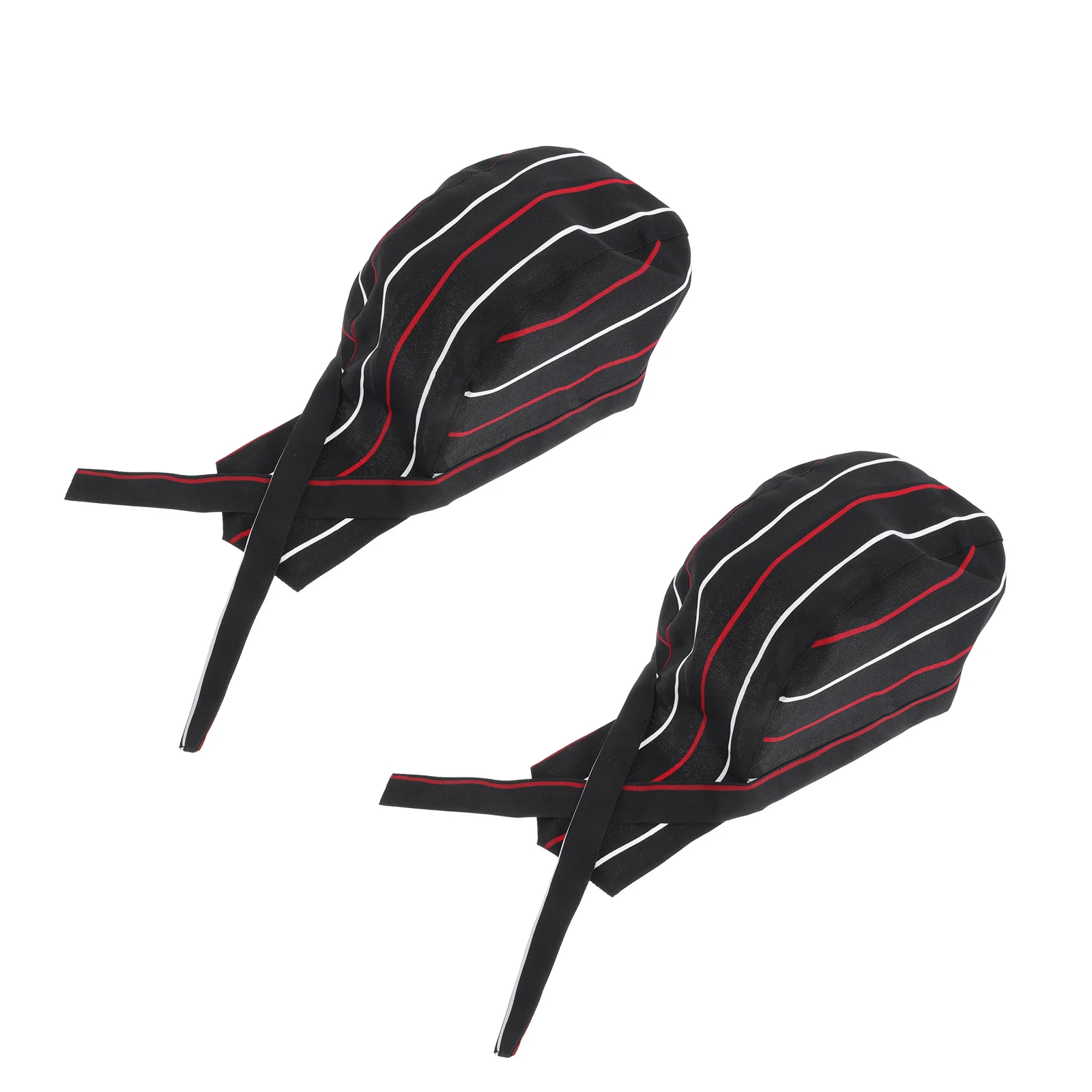 2 Buah Topi Koki Bentuk Topi Bajak Laut Poliester Ramah Lingkungan yang Dapat Disesuaikan untuk Pria Wanita Topi Koki Pakaian Sehari-hari Sekolah Katering