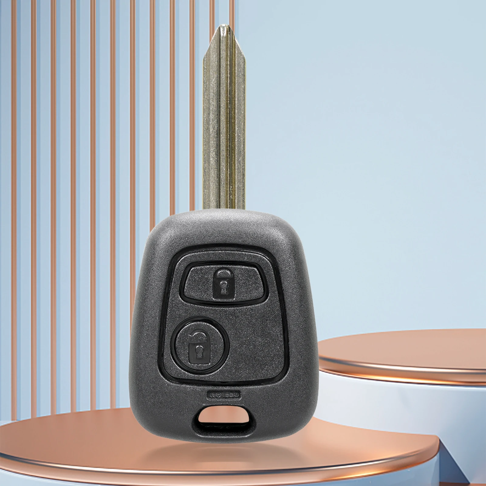 

2-кнопочный дистанционный автомобильный брелок ID46 чип автомобильный бесключевой доступ пульт дистанционного управления автомобильный ключ для Citroen Saxo Picasso Xsara Berlingo