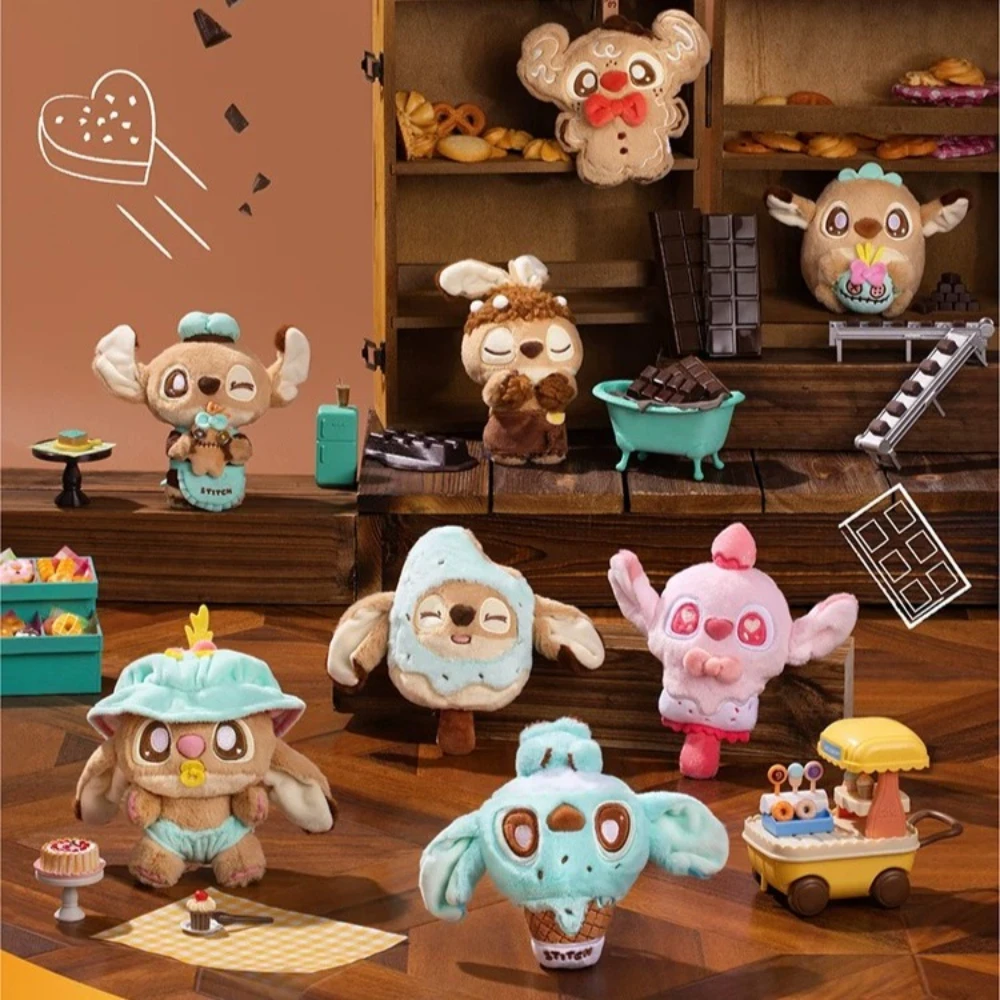 

TOPTOY Stitch Chocolate Factory Blind Box Pendant Keychain Mystery Box Action Figure Anime Doll Surprise Bag Collection Model