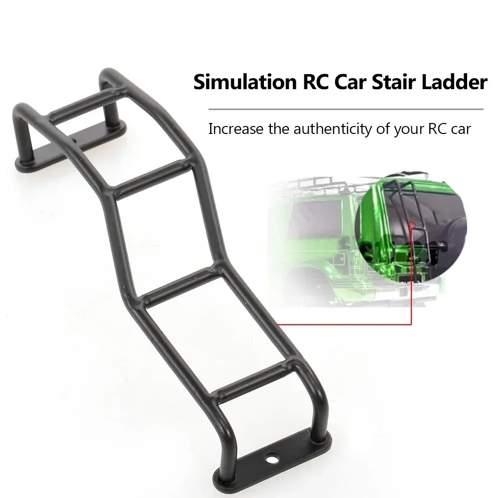 Mini Stairs Ladder Accessories Mini Metal Simulation 4-level Ladder Decorate for TAMIYA CC01 Pajero SCX10