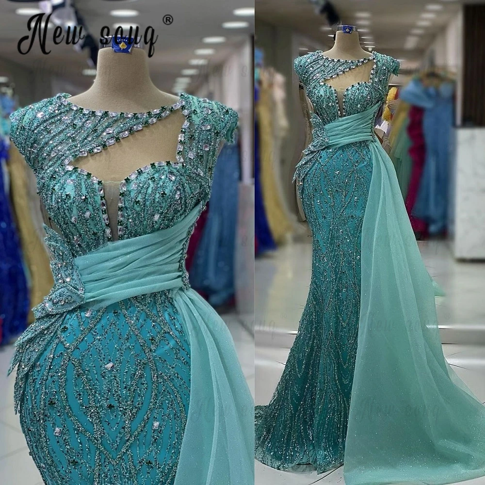 Vestido de festa Turquesa, Vestidos longos de celebridades, Vestidos completos de baile, Custom Made, Moda Dubai