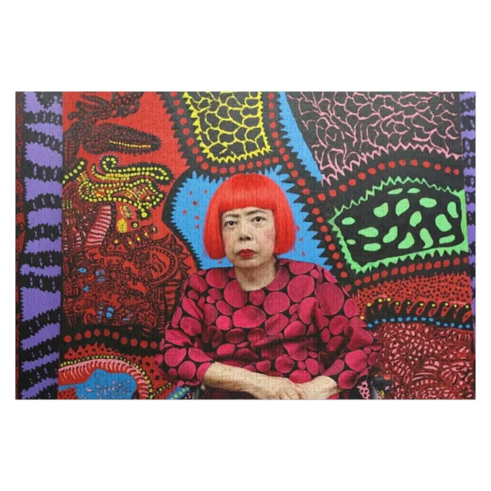 yayoi kusama is artist Jigsaw Puzzle Personalized Child Gift Custom Wooden Name Custom Child Personalised Toys Puzzle