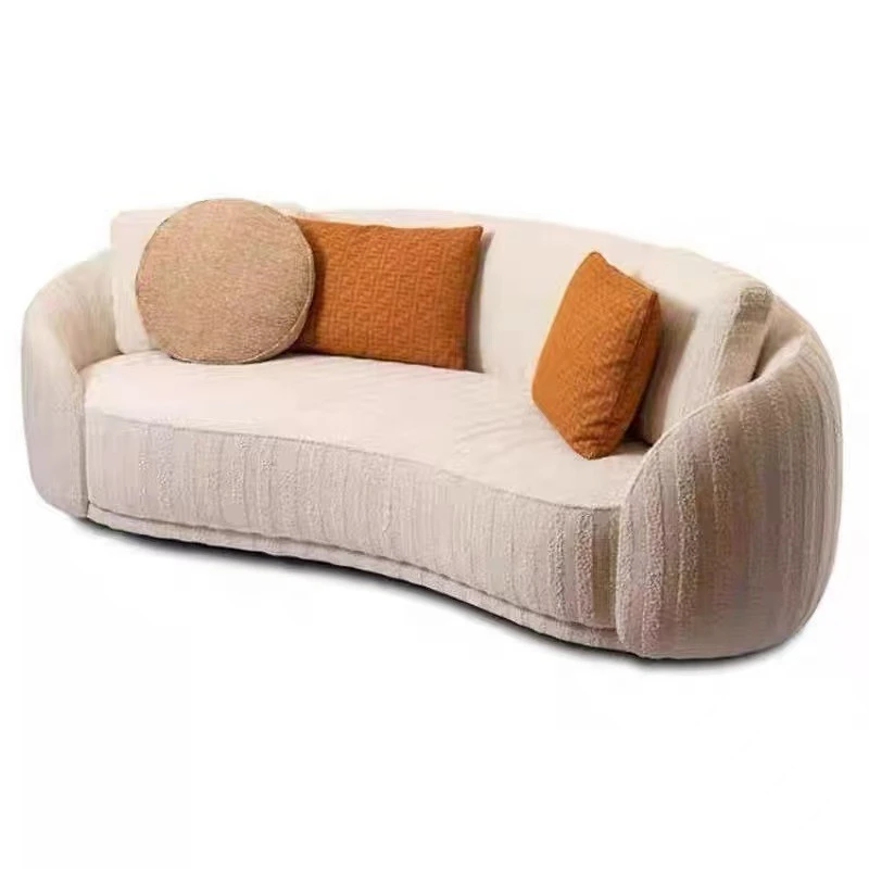 Light luxury and high-end sense, living room home fabric sofa