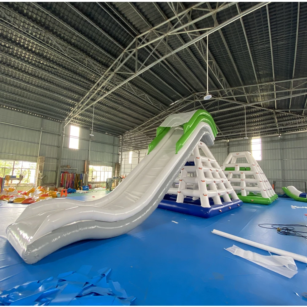 High Quality Factory Price Inflatable Ocean Boat Yacht Water Slidepromote sales