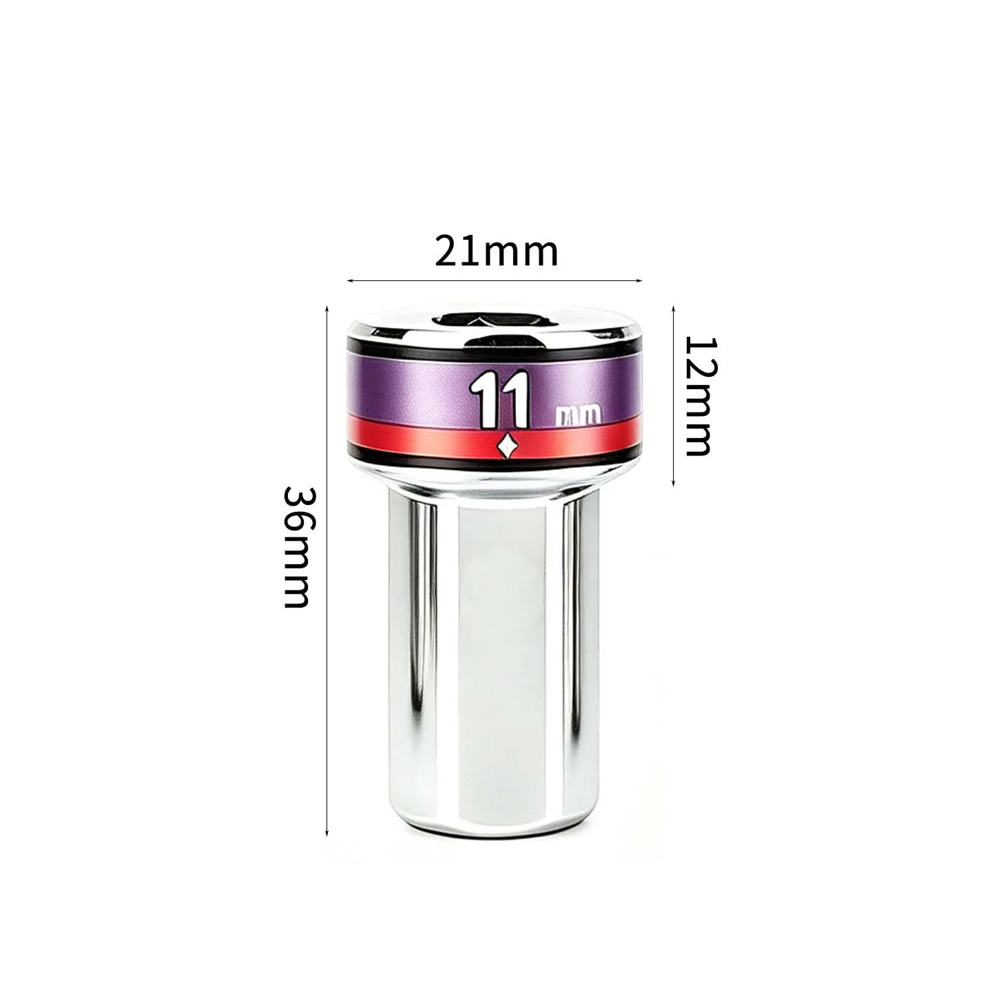 High-temperature Resistant Socket Swivel Socket Adapter 8mm Swivel Socket Adapter Special Electroplating Finish