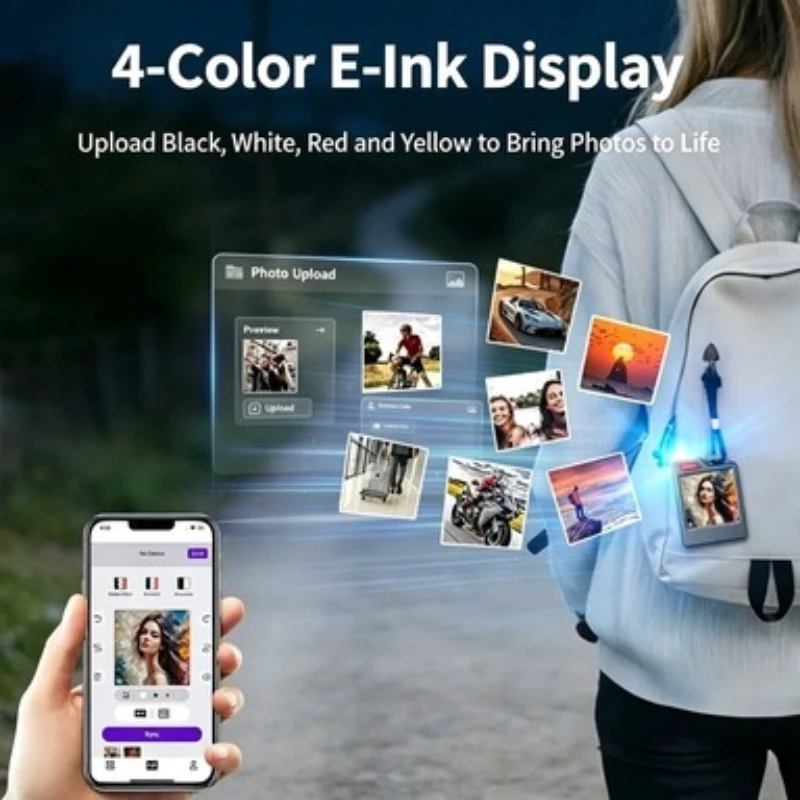 Phototag Ink Screen Small Anti-loss Device Apple Certification Positioning Keychain Anti-loss Anti-theft Locator Gift