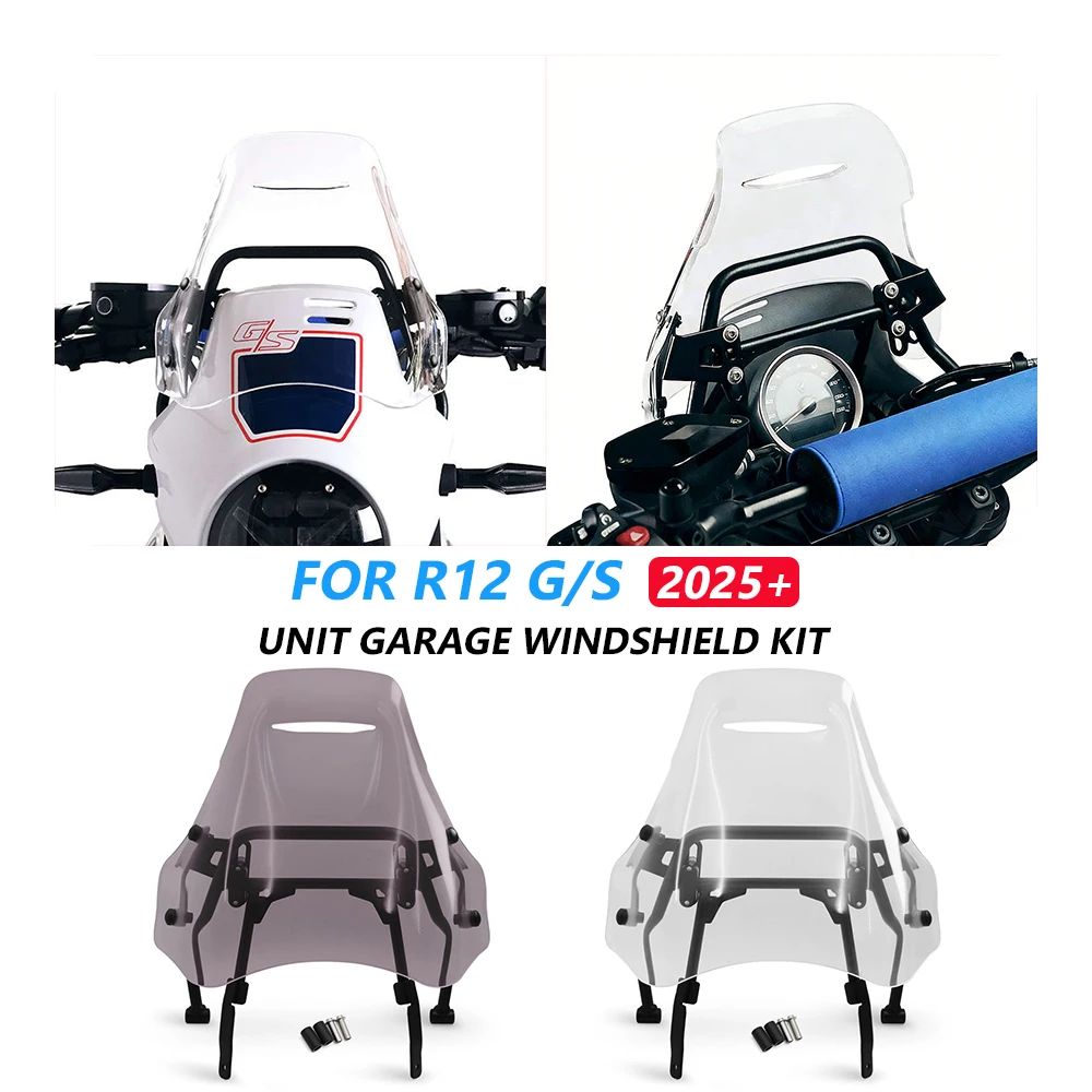GPS Phone Mount Navigation Bracket Bar For BMW R12G/S R12GS R12 G/S GS 2025-2026 Motorcycle Accessories Windshield Windscreen
