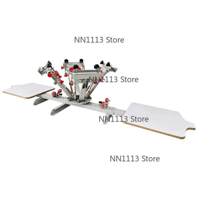 Direct Factory Manual 4 Color 2 Station T-Shirt Silk Screen Printing Machinery