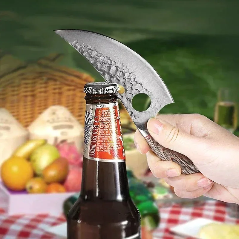 WXCOO Handmade Forged Boning Knife Wooden Handle Butcher Knife Meat Cleaver Fish Slicing Kitchen Knives For Cooking