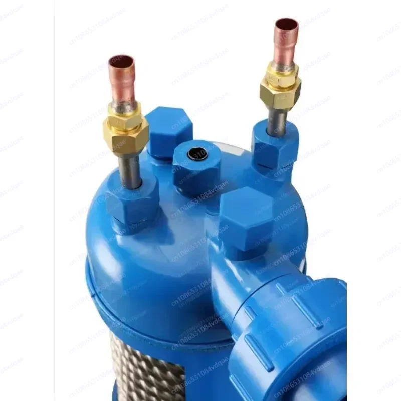 MHTA-1.5 المسمار التيتانيوم أنبوب بولي كلوريد الفينيل شل مبادل حراري لحمام السباحة مضخة الحرارة ، حوض السمك مبرد المبخر التبريد