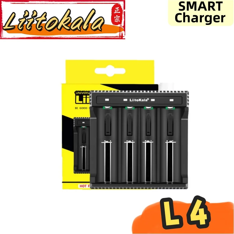 

LiitoKala 3.7V 26650 21700 20700 20650 18500 18350 CR123A Lii-L4 18650 battery charger
