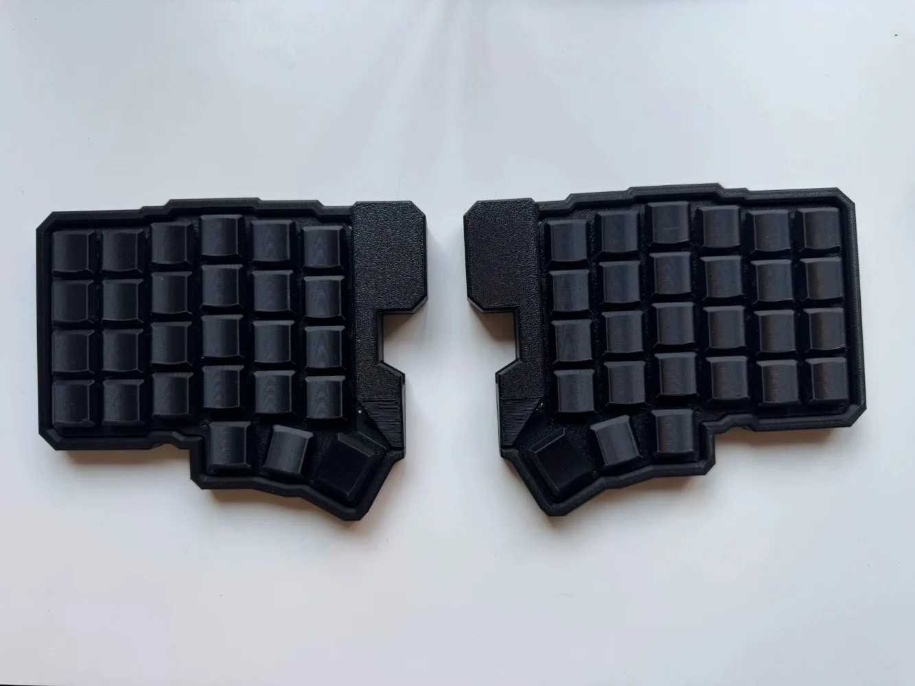 Wired Silakka54 Split Keyboard Kit CUSTOM Hot Swap Ergonomics Single Mode Split Mechanical Keyboard for MX Choc Version VIAL