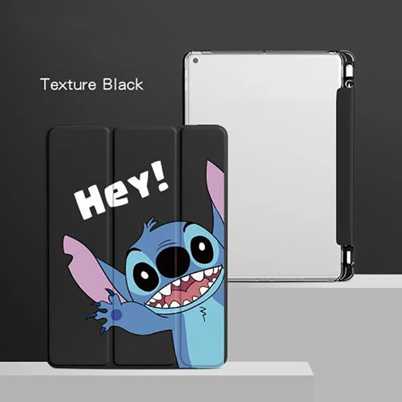 Cartoon Stitch Case For iPad Air 4 5 iPad 9.7 7th 8th 9th 10.2 Case For iPad Pro 11 Mini4 5 10.9 Silicone Shockproof Smart Cover