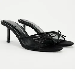 Women Sandals Open Toe High Heels Slippers Large Size 2024 New Summer Comfort heeled Retro Stiletto Sandals Zapatos De Mujer