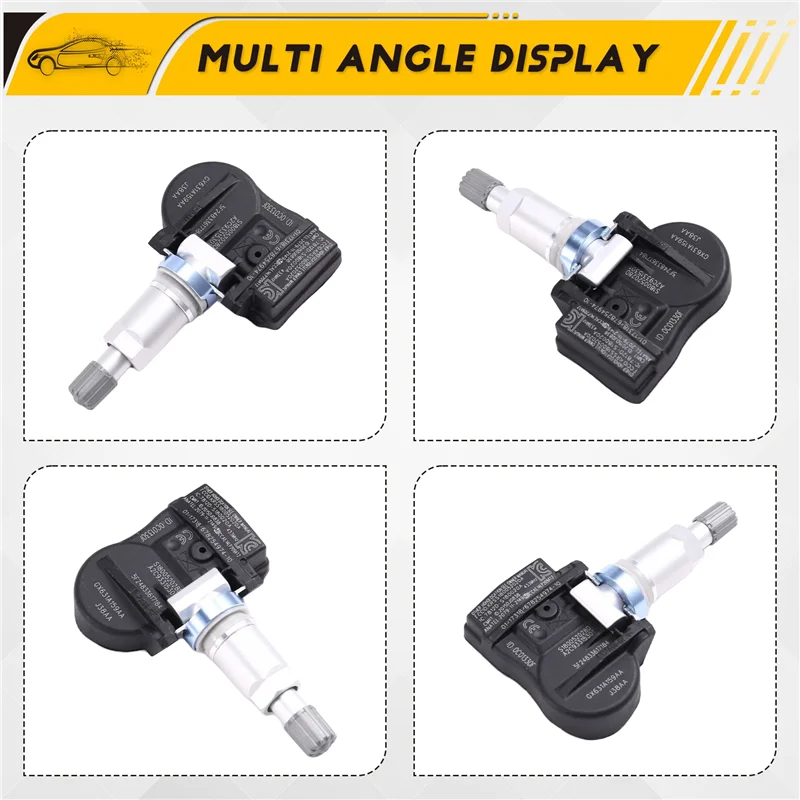 

4PCS 433MHZ Tire Pressure TPMS Sensor For Land Rover Range Rover Jaguar F-PACE GX63-1A159-AA C2D47173