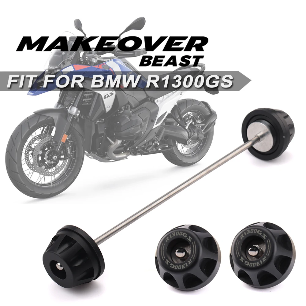 Fit For BMW R1300GS ADV GS1300 2023-2024 Motorcycle Front Wheel Protector Axle Fork Crash Slider R 1300 GS Adventure