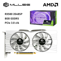 MLLSE Graphics Card AMD Radeon RX 580 8GB GDDR5 256-bit 2048SP PCIe 3.0 x16 Desktops Placa De Video Card Gaming GPU
