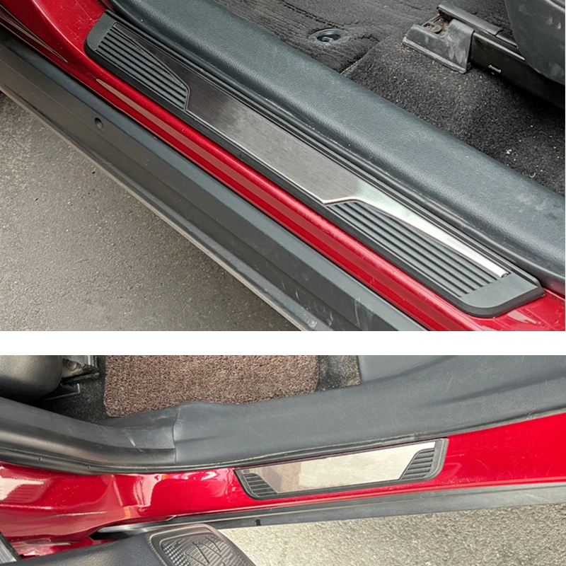

For GWM Haval Jolion H6 GT F7 F7X H2 H7 Dargo 2019-2026 Door Sill Guards Scuff Plate Threshold Pedal Protector Trims Car Styling