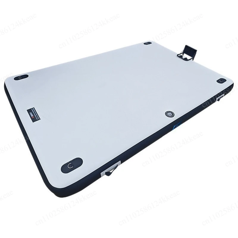 Thickened wear-resistant non-slip inflatable entertainment water floating platform  portable folding outdoor fishing floating