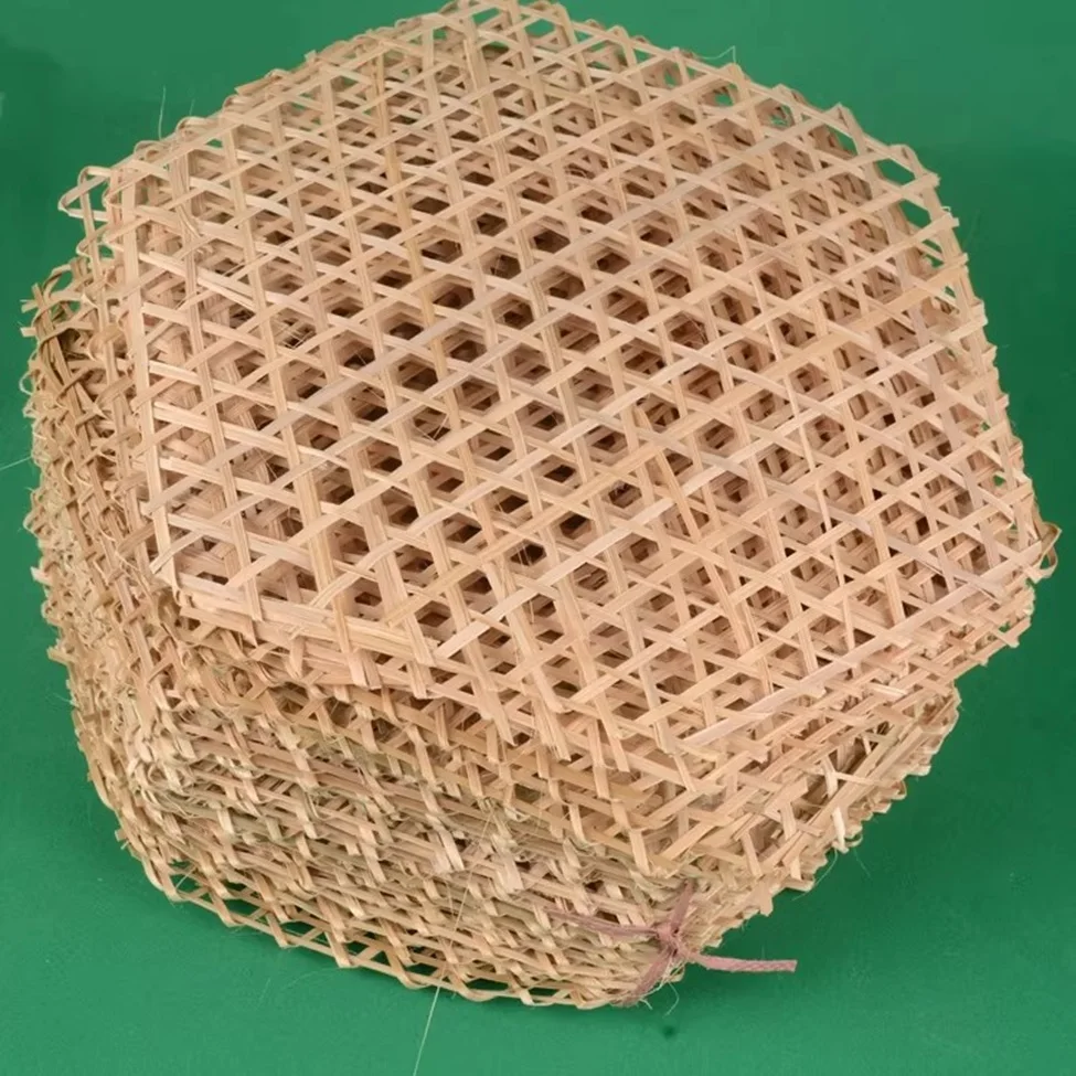 

Bamboo Steamer Mesh Kitchen Mat Anti-Sticking Household Weaving Grates Environmental Kindergarten Decorative Hanging Mat