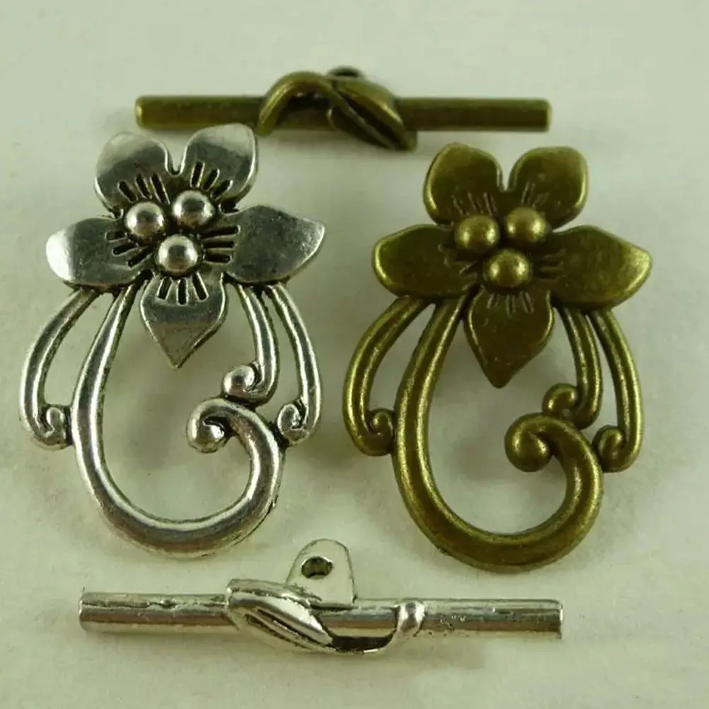 

1 Piece Vintage Style Ot Buckle Premium Alloy Material Fade Resistant Jewelry Finding for DIY Decoration Craft Bracelet Necklace