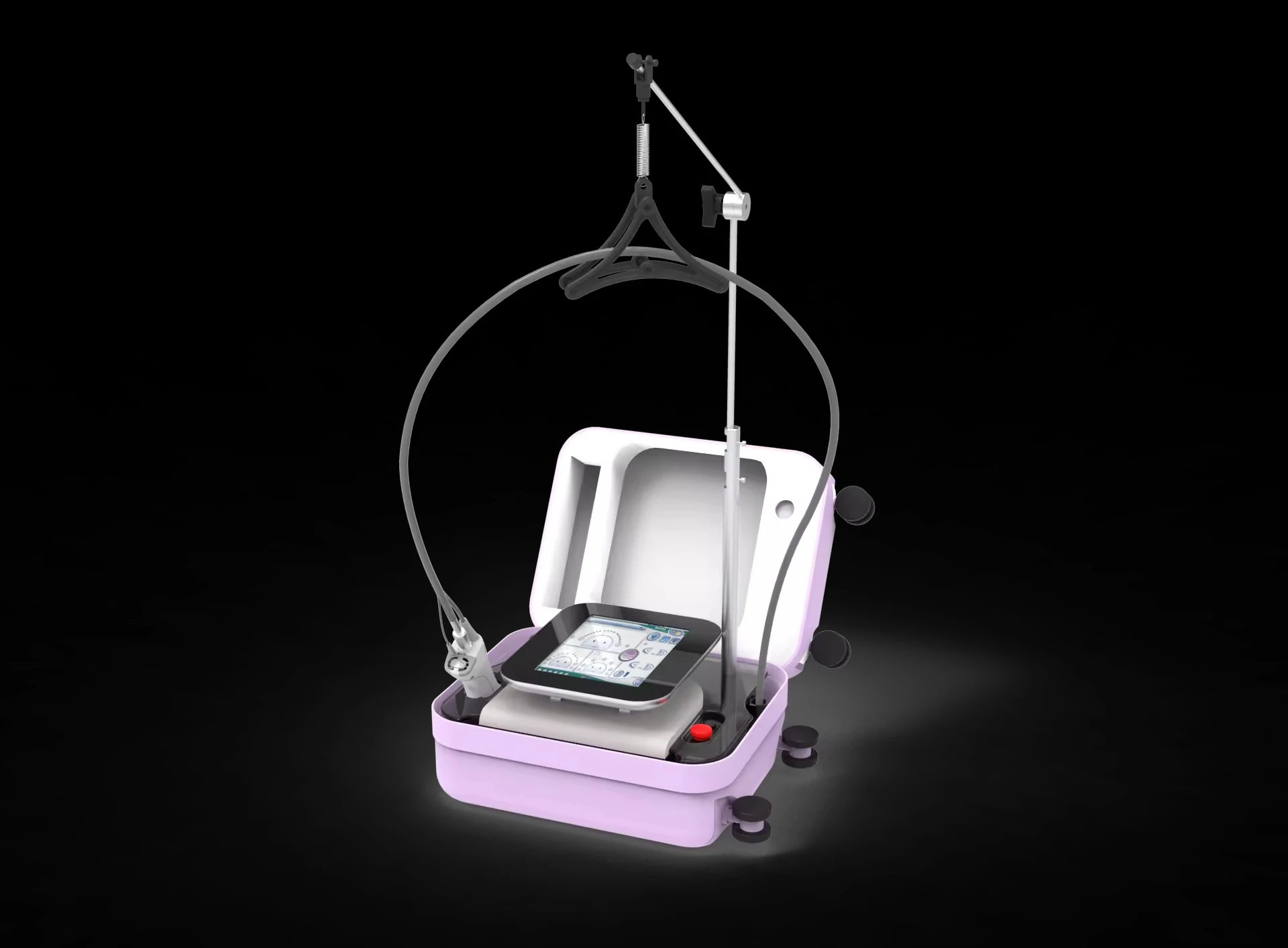 Portable Nd:Yag Alexandrite Laser Hair Removal Fiber Coupled Diode Laser Machine Portable Hair Removal Device