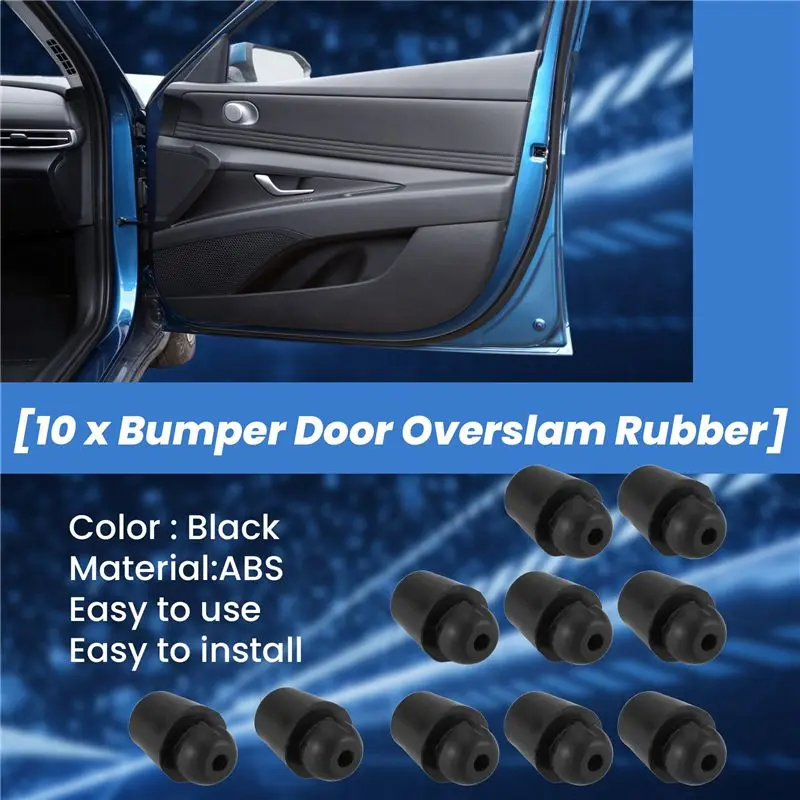 A54K-10PCS Car Bumper Door Overslam Rubber For All Vehicle Elantra Accent Tucson Soul RIO Creta Sonata 8219128010