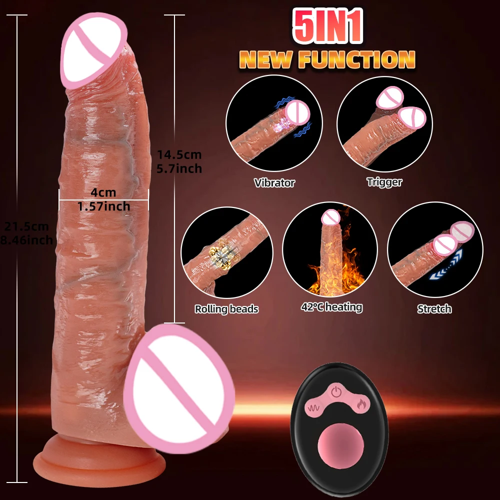 واقعية دسار هزاز القضيب تلسكوبي جهاز تدليك للمهبل تهتز الإناث عن بعد الاستمناء كبير ديك الشرج الجنس لعب الكبار متجر