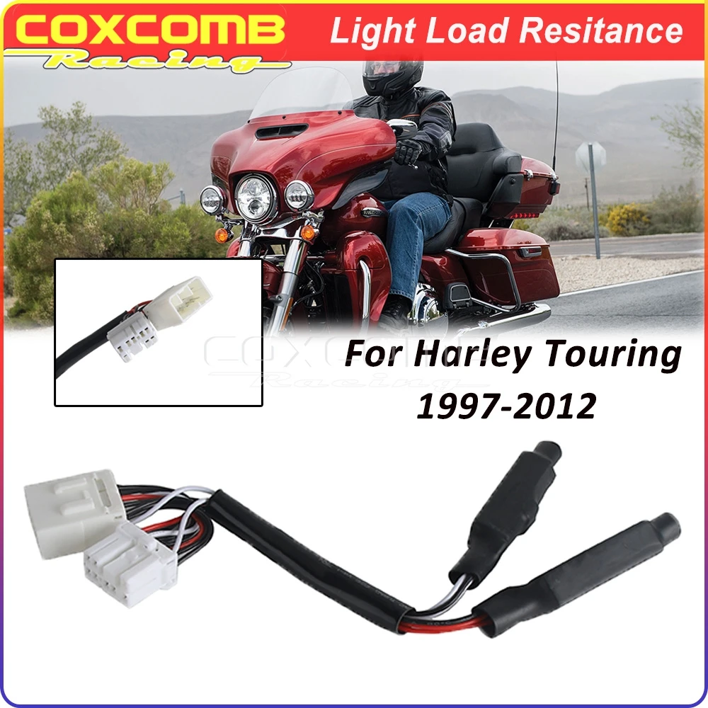 For Harley Softail FLSTC FLSTF FLSTN FLSTSB FXCW FXCWC FXSTB FXSTC FXCW Motorcycle Turn Signals Blinker Load Equalizer Resistor