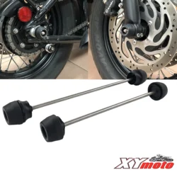 Triumph Bobber 스피드마스터 2018-2023 용 전방 및 후방 액슬 보호대 슬라이더 낙하 방지