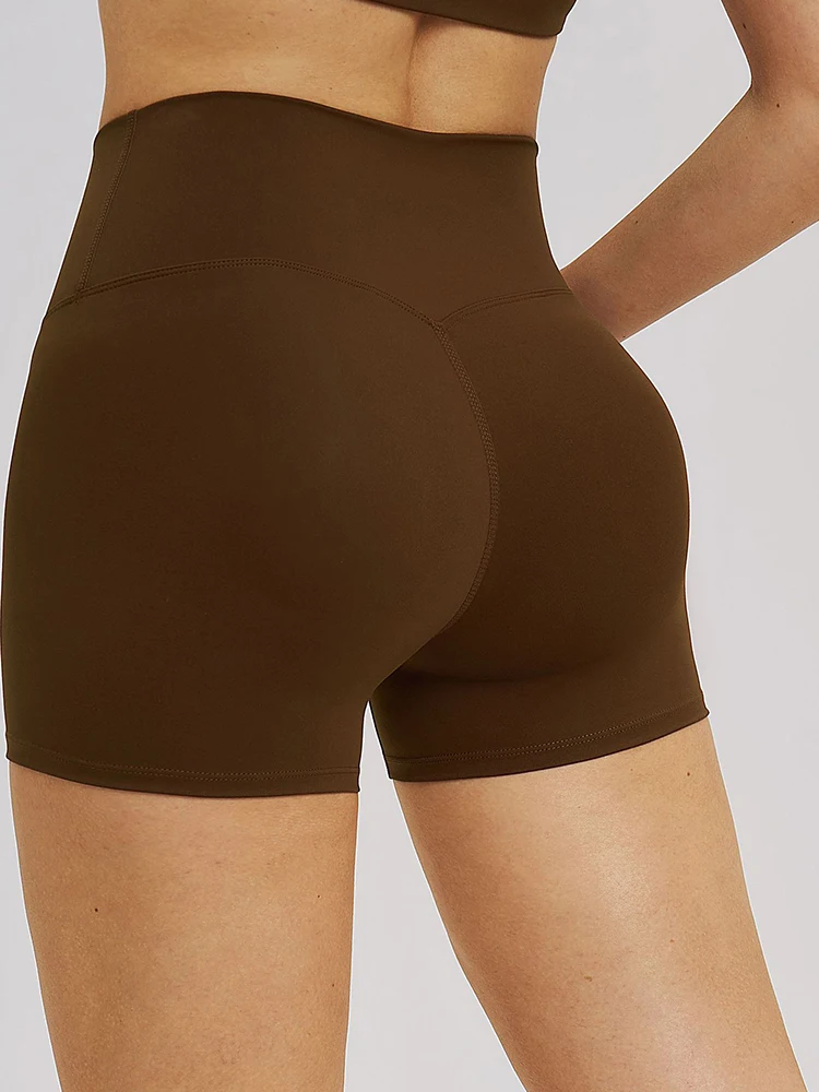 AliExpress Running Cross Waist Sports Shorts Women Buttock Lift Gym Leggings Women Cycling Slim Fit Workout Shorts High Waist Yoga Shorts