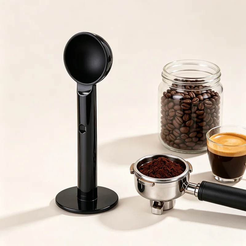 1pcs Espresso Tamper Tool Hand Coffee Tamping Spoon Flat Espresso Tamper for Home Office Apartment Dorm Room Restaurant Cafe Men