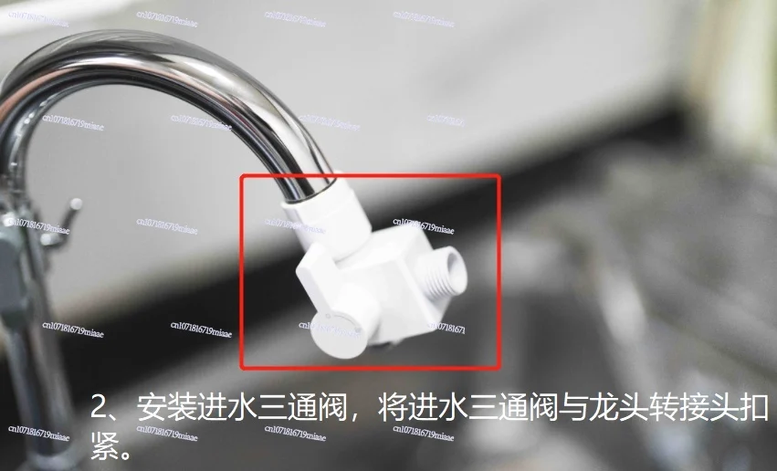 

Faucet/water Inlet Three-way Valve, Original Without Adapter Dishwasher 4 Sets of Countertop Type,
