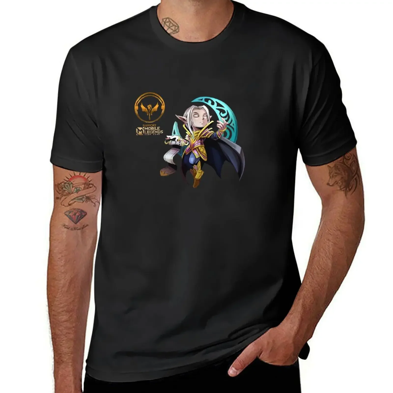 Mobile Legends Bang Bang l Support Estes Chibi T-Shirt vintage oversized t shirt hippie clothes shirts graphic tee men 