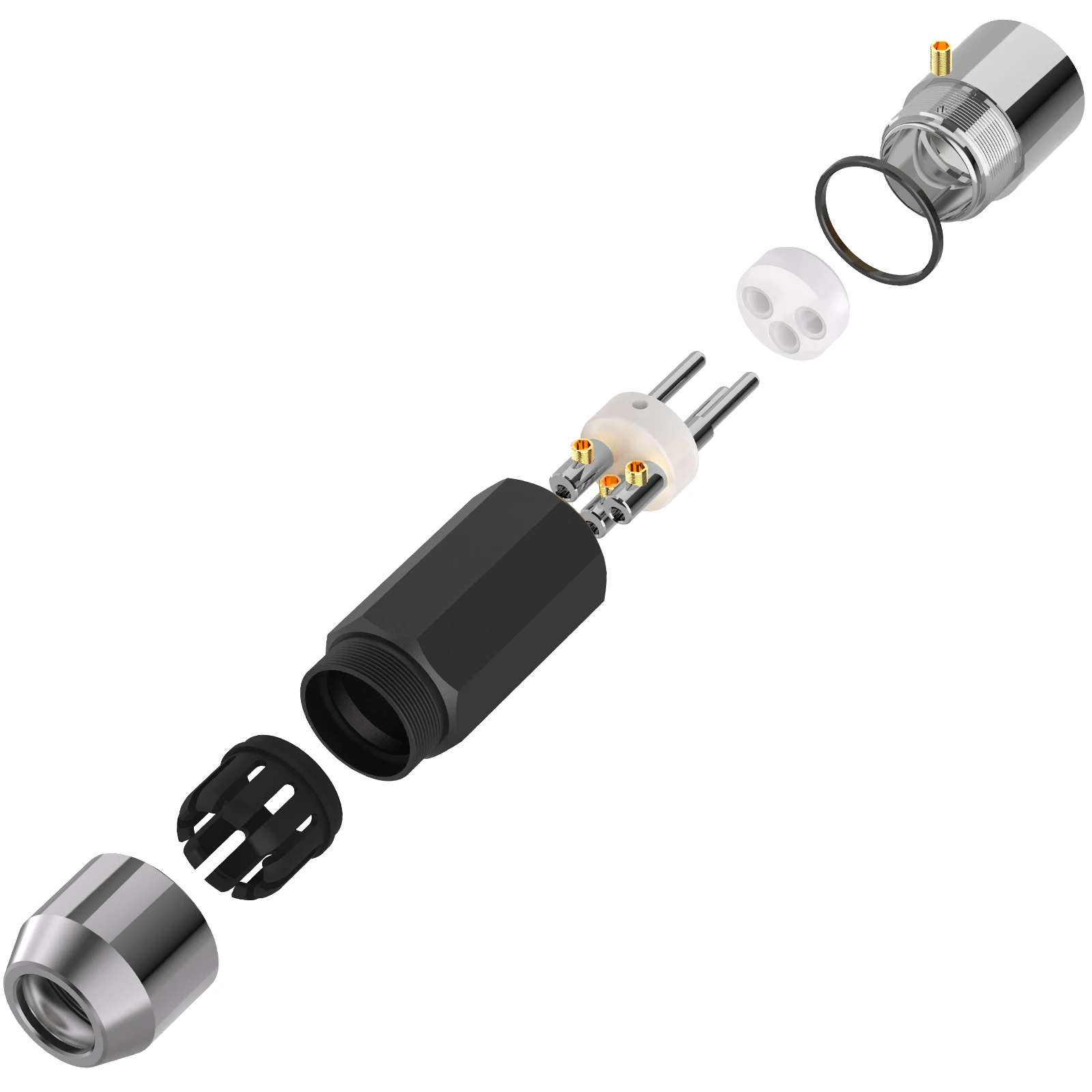 Monosaudio XMF709/XMF709 Pure Copper Gold/Rhodium plated XLR Plug Connector Jack Hifi Audio MIC Cable Balance Connector Plug