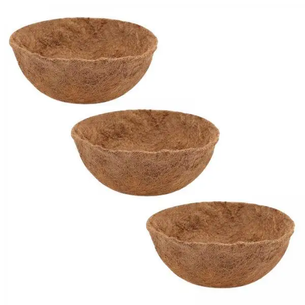2x 3 Pcs Coco Liners Replacement Thick Liner for Flower Pots Outdoor 25cm