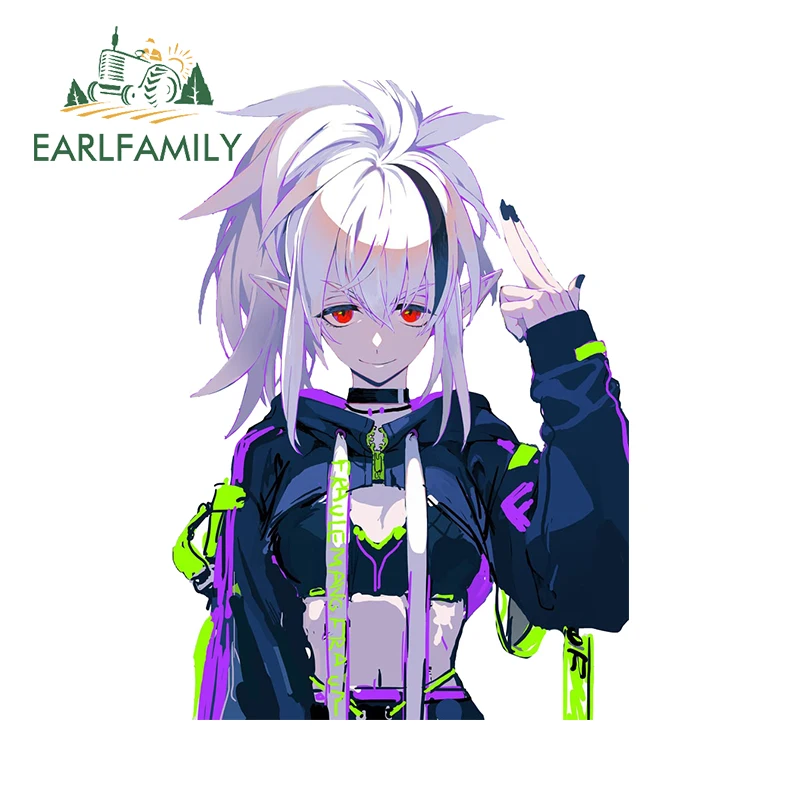 من earlfamila-ملصقات سيارة ، إيماءات رائعة ، ملصق كارافان ، مقاوم للخدش ، نظرة خاطفة على لوح ركوب الأمواج للفتيات ، ديكور 13 غرافيتي x