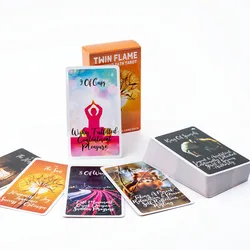 New Arrival 78Cards Twin Flame Awakened Path Tarot Deck Card 10.3x6cm For Family Party Fortune Telling Divination  Game