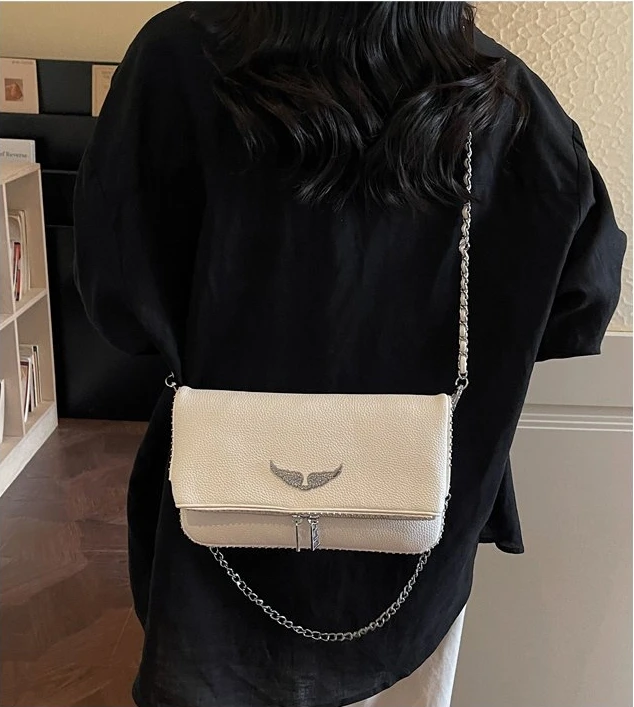 Fashionable Unique Leather Diaper Bag Women Large Capacity Designer Vintage Elegant Luxury Crossbody Shoulder Bag MinimalistTote