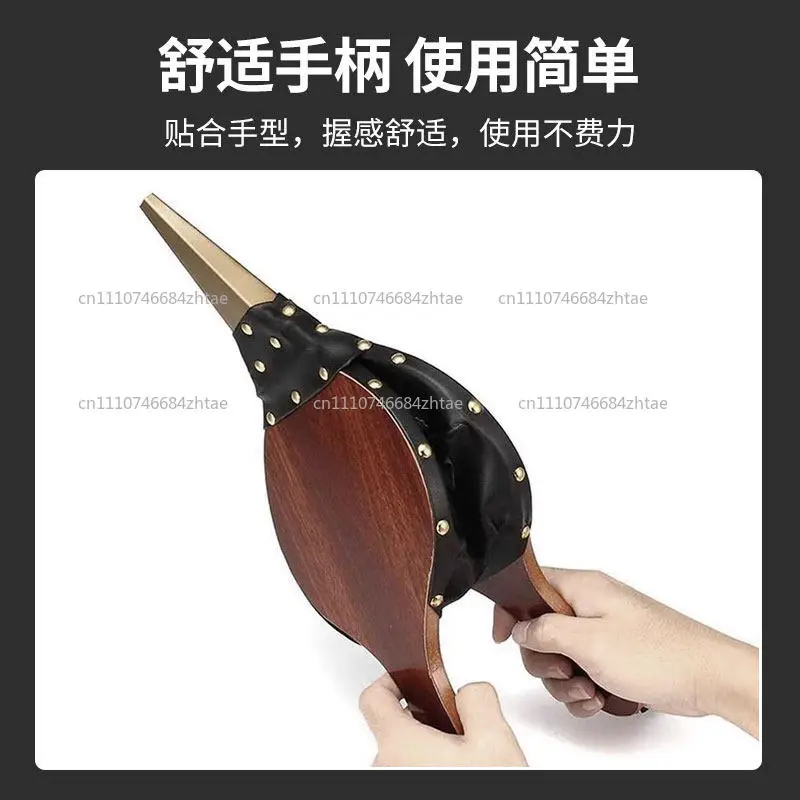 P8DA Blower with Hanging Strap Fireplace Bellows for BBQ, Outdoor Camping