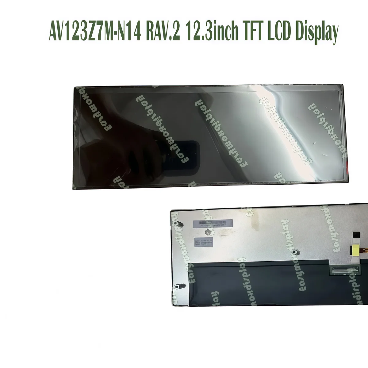 12.3inch TFT LCD Full Display Screen Replacement AV123Z7M-N14 RAV.2 1920x720 Touchless