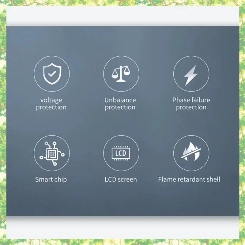 Smart-TOMZN حامي الجهد 3 المرحلة تسلسل حامي تحت مرحل حماية حامي الجهد الزائد