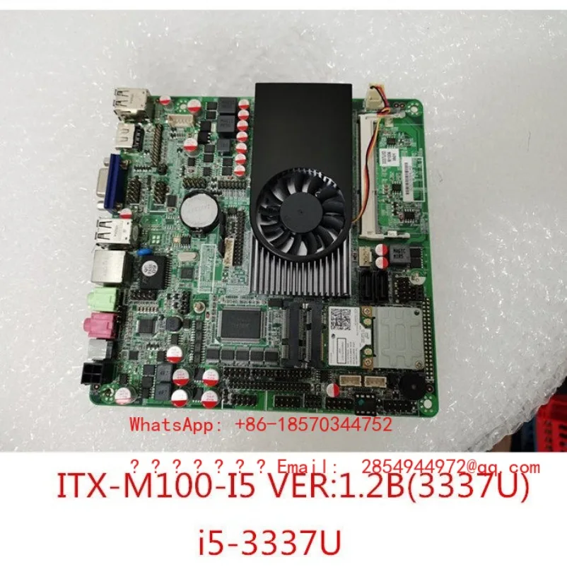 

Промышленная материнская плата ITX-M100-I5 для кассового аппарата с интегрированным процессором I5-3337U, гигабитным сетевым портом, питание DC12V