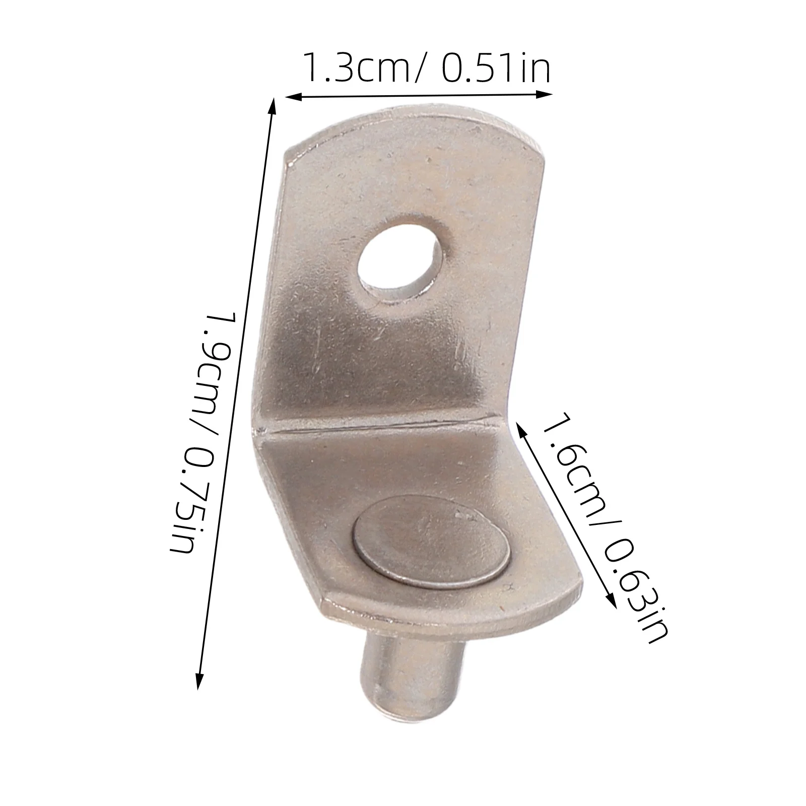 100 قطعة من دعامات الرف غير المرئية أوتاد دعم الرف المخفية شديدة التحمل للزجاج والأرفف الخشبية وخزانة المطبخ والحمام