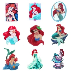 Disney Princess Ariel Little Mermaid 5pcs/lot Planar Resin Flatback Craft Supplies Cabochon Scrapbook DIY Hair Bow Bag Acrylic