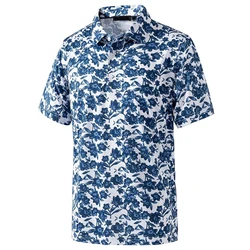 Flower Tree Leaf 3D Printed Casual Polo Shirt For Men Hawaii Vacations Oversized Short Sleeves T-shirt Summer Trend Lapel Tops
