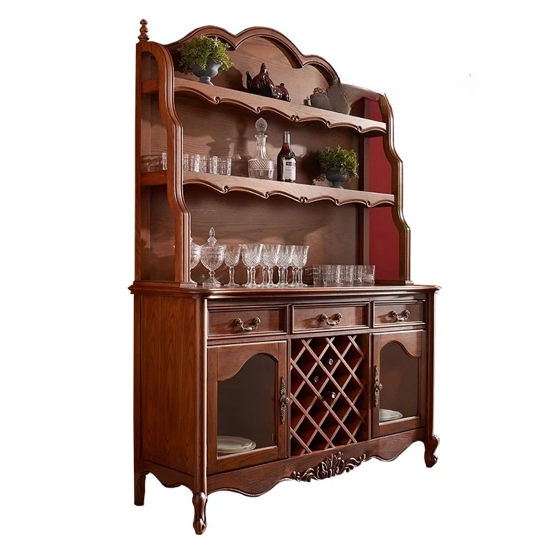 

Вилла из цельного дерева в американском стиле, сервант, винный шкаф, настенный шкаф для кухни, гостиной, столовой