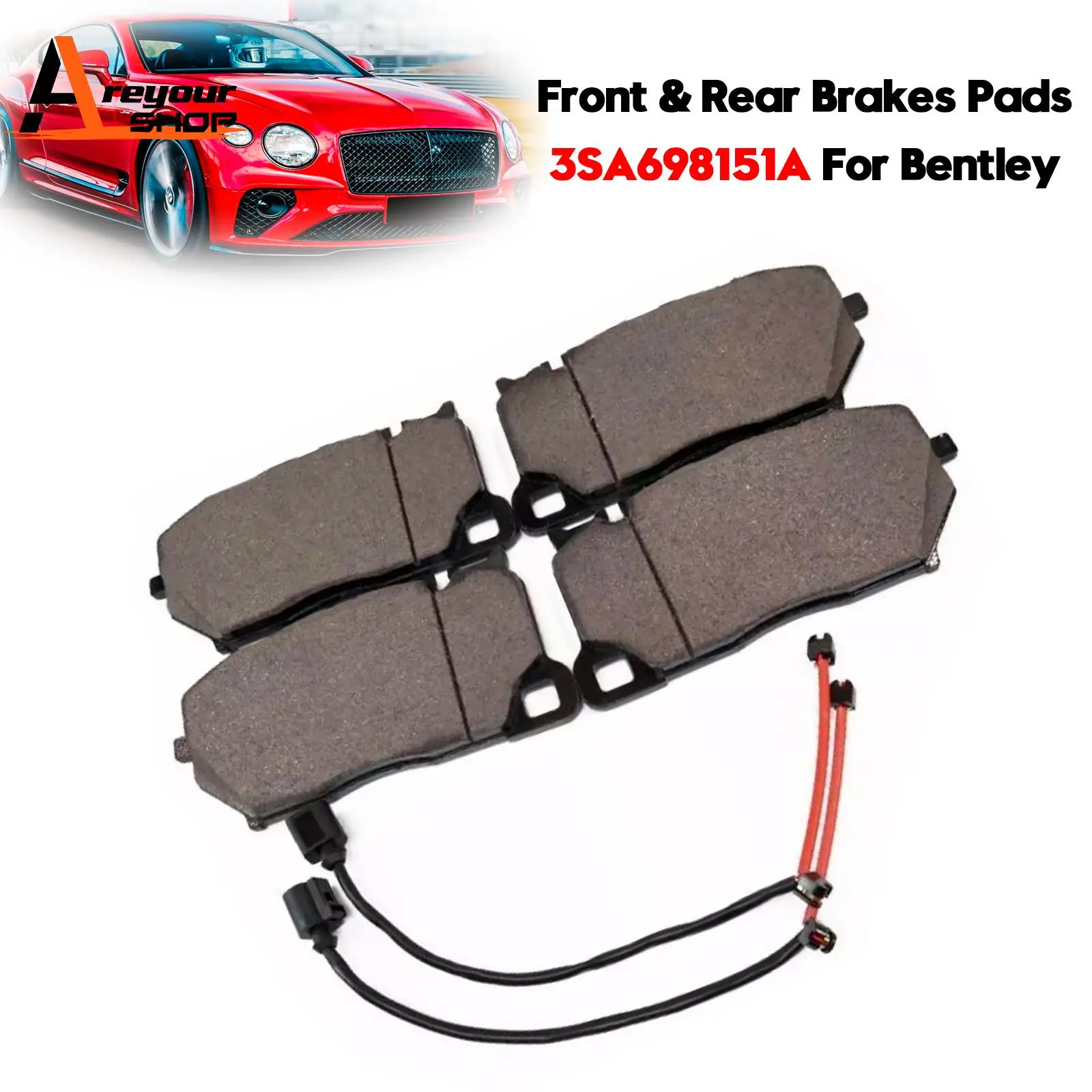 

Gtc 2018-2021 Front Brake Pads 3SA698151A for Bentley Continental Gt