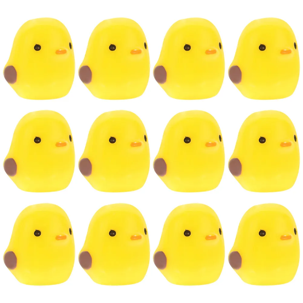 

15Pcs Mini Chick Car Interior Decor Sturdy Resin Ornament for Dashboard Rearview Mirror Cute Car Decor Mini Chick